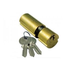 Cilindro tondo MG 019800 da 26 mm in ottone decentrato 27 – 51 e lunghezza totale 78 mm