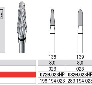 Frese in carburo di tungsteno anello nero