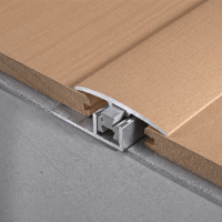 Profilo di giunzione pavimenti in alluminio decoro faggio